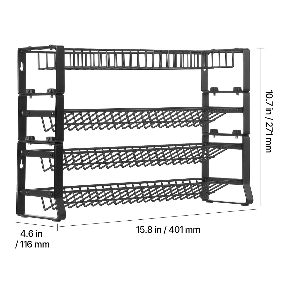 Spice Rack Organizer for Cabinet Kitchen Countertop Seasoning Organizer 11 in